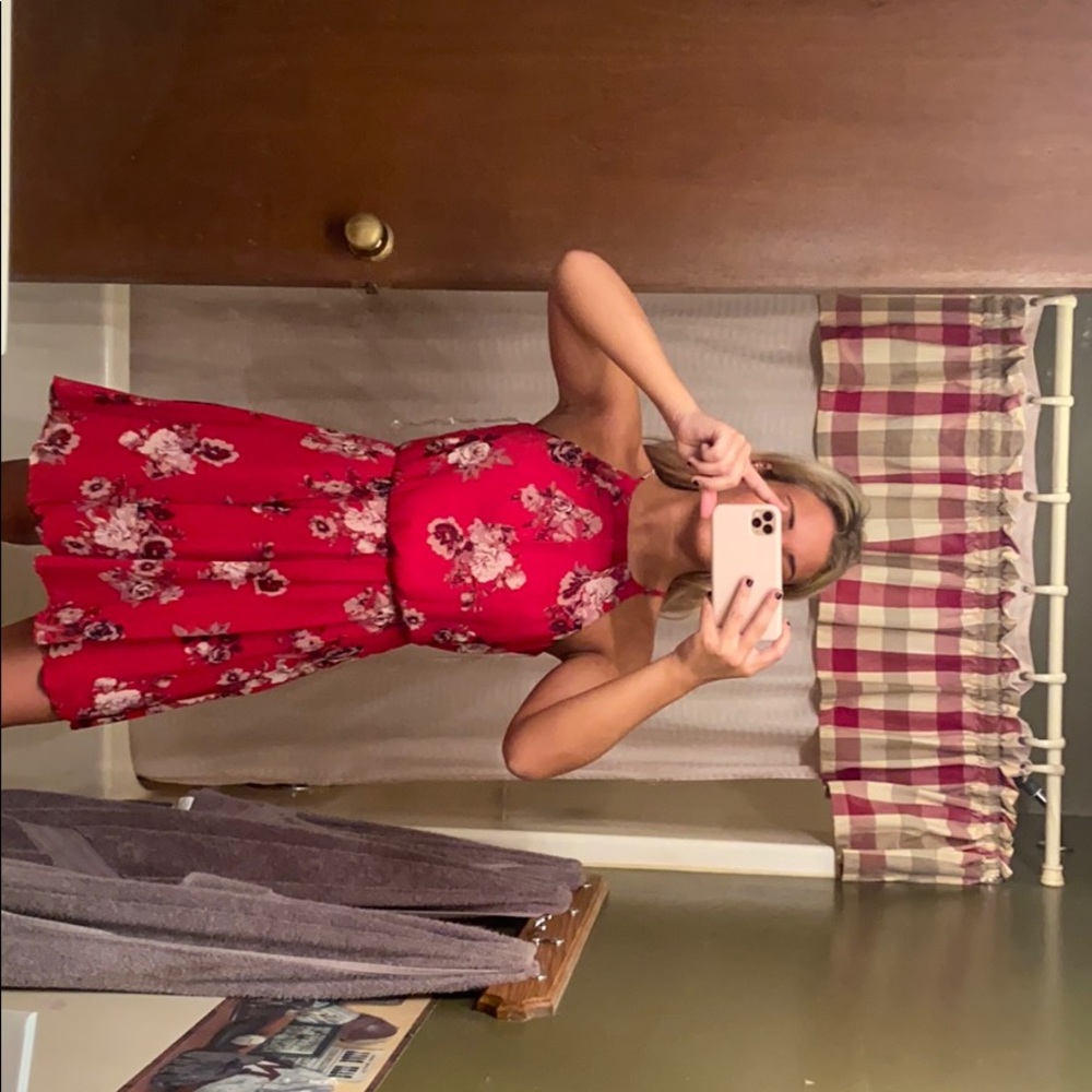 Red dress